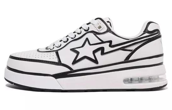 Кроссовки BAPE A BATHING APE Road Sta Joshua Vides, белый/черный