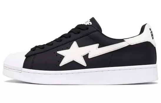 Кроссовки BAPE A BATHING APE Skull Sta #2 Black, черный