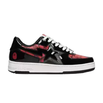 Кроссовки BAPE Anti Social Social Club x Bapesta Icon Black, черный