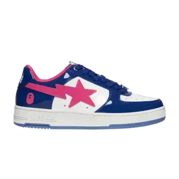 Кроссовки BAPE Bapesta #1 M2 Blue Pink, синий