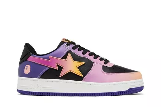 Кроссовки BAPE Bapesta #7, фиолетовый