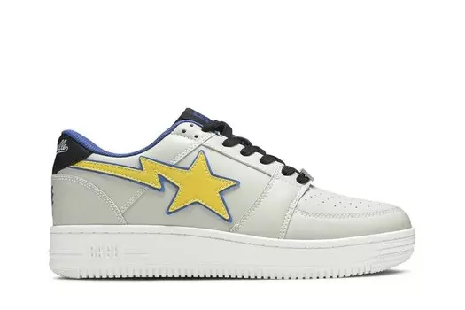 Кроссовки BAPE Dreamville x Bapesta Low M1 Grey, серый