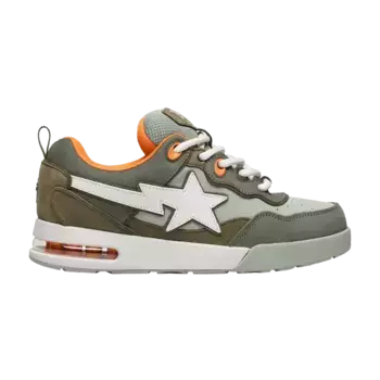 Кроссовки BAPE Flip Sta M1 Olive Drab, зеленый