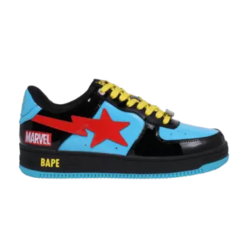 Кроссовки BAPE Marvel x Wmns Bapesta 'Black Widow', черный