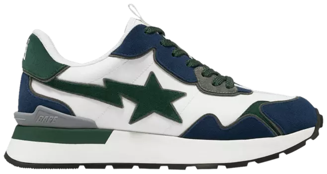 Кроссовки BAPE Roadsta Express #2 'Green Navy', синий