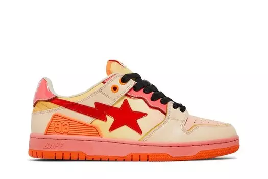 Кроссовки BAPE Sk8 Sta M1, оранжевый