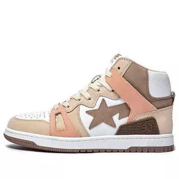 Кроссовки bape sta 93 hi 'beige brown' A Bathing Ape, бежевый