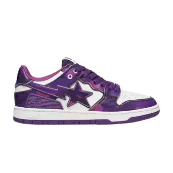 Кроссовки BAPE Wmns Sk8 Sta #1 Color Camo Pack - Purple, фиолетовый