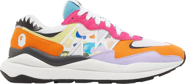 Кроссовки BAPE x 57/40 Multi-Color, разноцветный