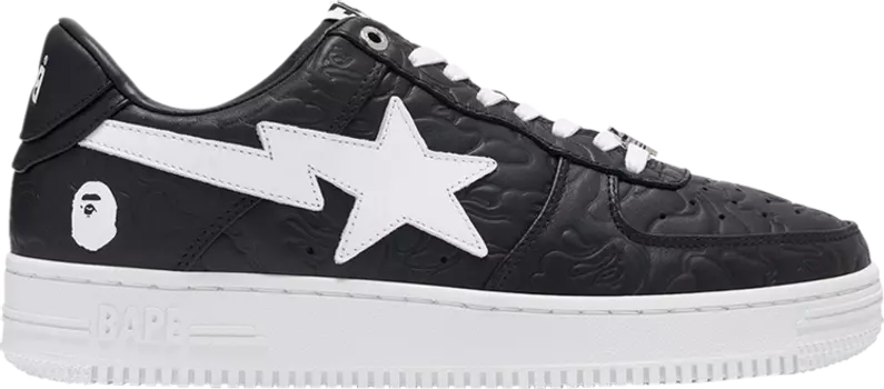 Кроссовки Bapesta #3 M1 'Line Camo Black', черный