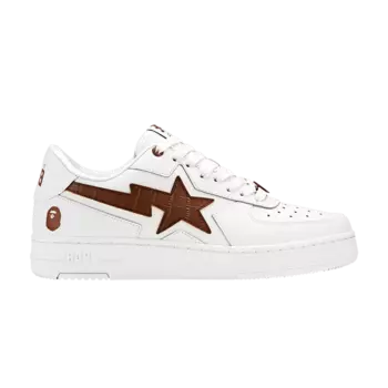 Кроссовки Bapesta Icon #1 M2 'Croc Pack - White Brown', коричневый