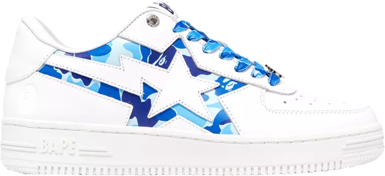 Кроссовки Bapesta 'Icon ABC Camo - Blue', синий