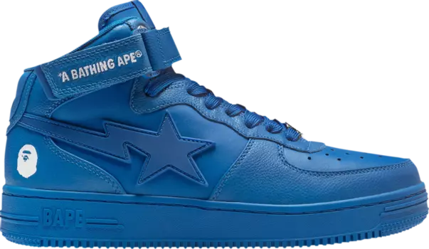 Кроссовки Bapesta Mid Blue, синий