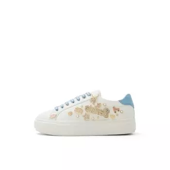 Кроссовки Barbie X ALDO Princess Skateboarding Shoes Women's Low-top White, синий/белый