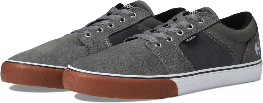 Кроссовки Barge LS etnies, цвет Dark Grey/White/Gum