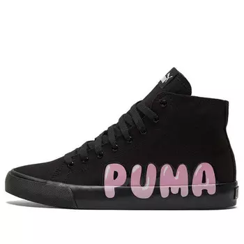 Кроссовки bari mid 'logo - black' Puma, черный