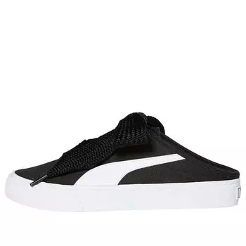 Кроссовки bari mule ribbon 'black white' Puma, черный
