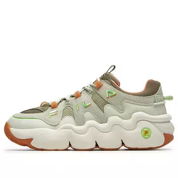 Кроссовки barricade low sneakers 'green white orange' Fila, зеленый
