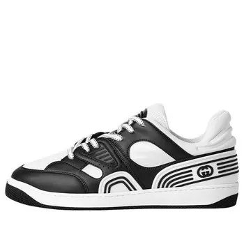 Кроссовки basket 'black white' Gucci, черный