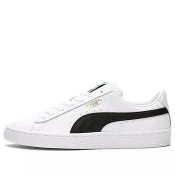 Кроссовки basket classic 21 'white black' Puma, белый