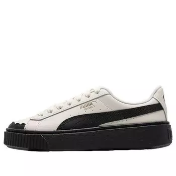 Кроссовки basket 'cream white black' Puma, белый