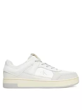 Кроссовки Basket Cup Low Laceup Lth Mix YM0YM01308 Calvin Klein Jeans, белый