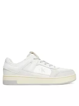 Кроссовки Basket Cup Low Laceup Lth Mix YM0YM01308 Calvin Klein Jeans, белый