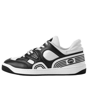 Кроссовки basket demetra sneaker 'white black' Gucci, черный