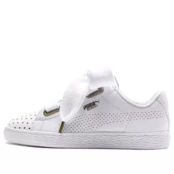 Кроссовки basket heart ath lux white Puma, белый