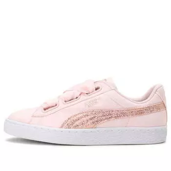 Кроссовки basket heart canvas 'pink' Puma, розовый