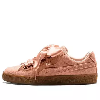 Кроссовки basket heart corduroy 'pink brown' Puma, розовый