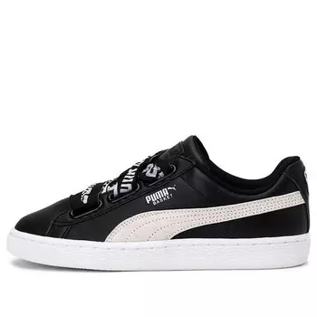 Кроссовки basket heart de black Puma, черный