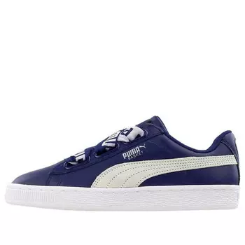 Кроссовки basket heart de 'blue depths' Puma, синий