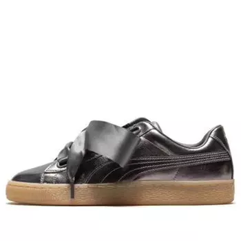 Кроссовки basket heart luxe Puma, черный
