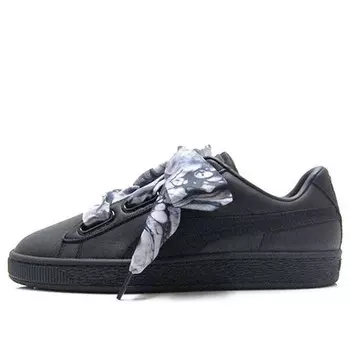 Кроссовки basket heart mimicry 'black' Puma, черный