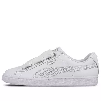Кроссовки basket heart oceanaire leisure board shoes white Puma, белый