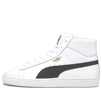 Кроссовки basket mid xxi sneakers black/white Puma, белый