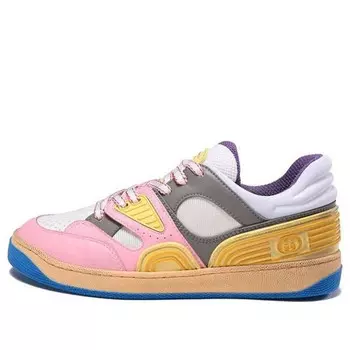 Кроссовки basket 'pink demetra purple' Gucci, розовый