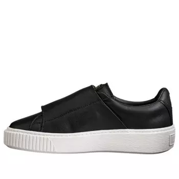 Кроссовки basket platform big strap 'black' Puma, черный