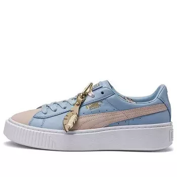Кроссовки basket platform coach 'white blue brown' Puma, белый