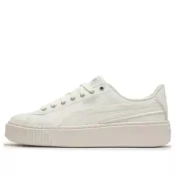 Кроссовки basket platform fringe 'white' Puma, белый
