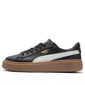 Кроссовки basket platform l 'black' Puma, черный