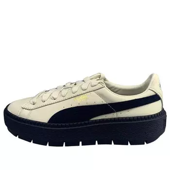Кроссовки basket platform trace 'vanilla ice/night sky' Puma, черный