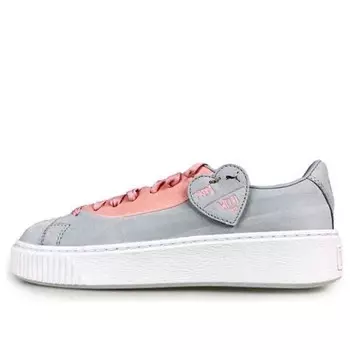 Кроссовки basket platform 'valentine' Puma, розовый