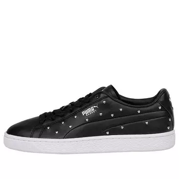 Кроссовки basket studs 'black' Puma, черный