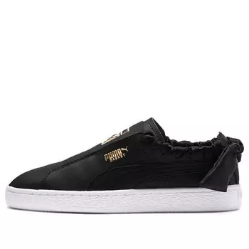 Кроссовки basket twist black/gold Puma, черный