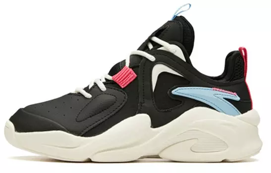 Кроссовки Bastard Chunky женские низкие черные/белые Anta