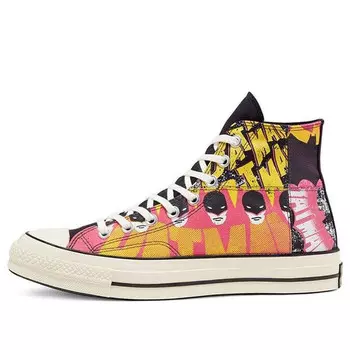 Кроссовки batman x chuck 70 high '80th anniversary - black' Converse, черный