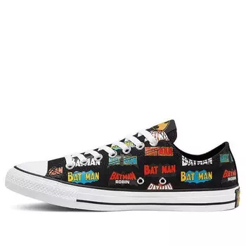 Кроссовки batman x chuck taylor all star low '80th anniversary - logo' Converse, черный