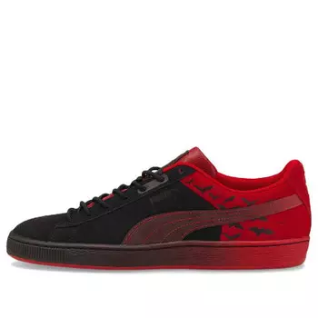 Кроссовки batman x suede classic 'black barbados cherry' Puma, красный